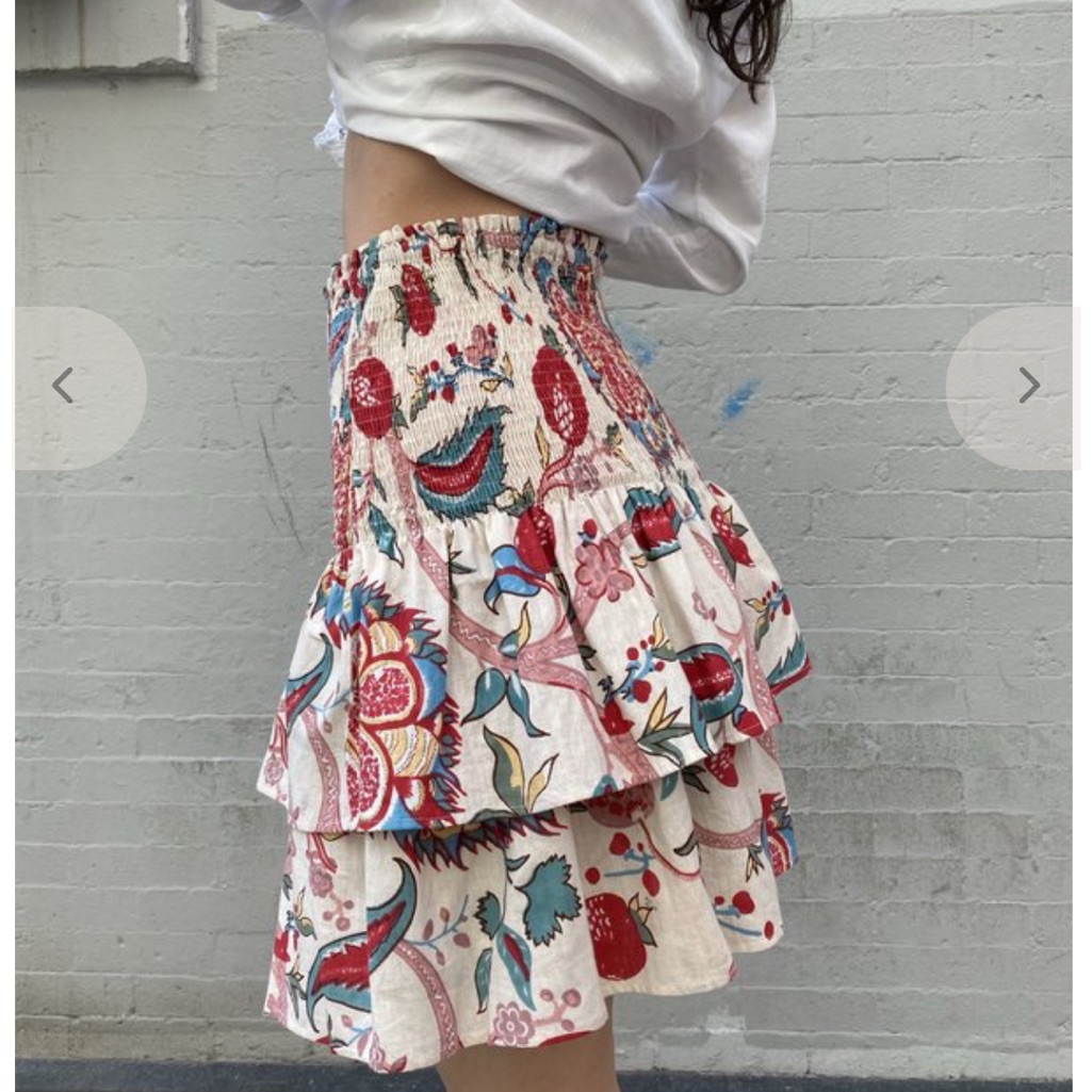 Alix Of Bohemia Rah Rah Skirt Pomegranate M